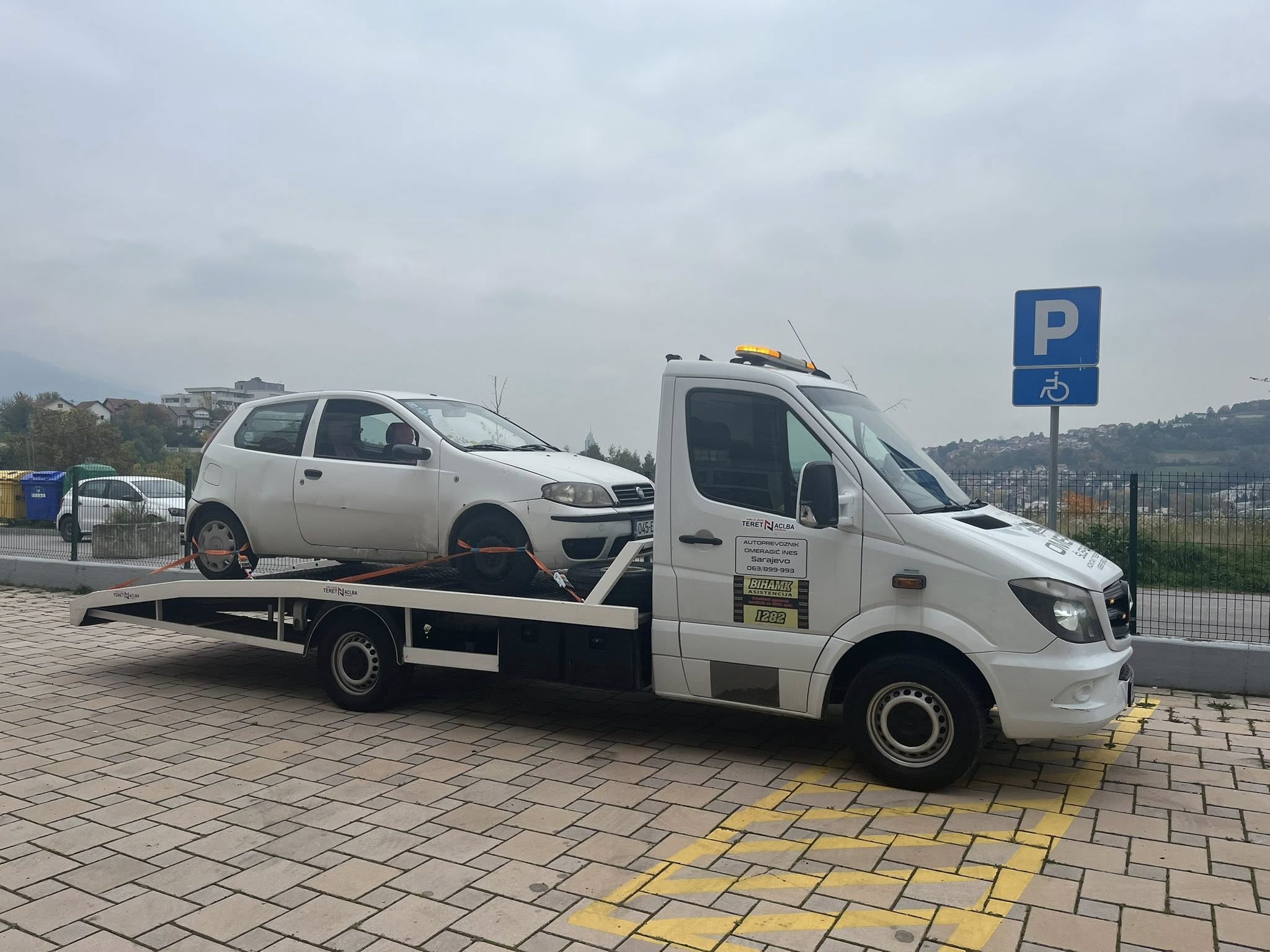 Šlep Punto vozila - Sarajevo